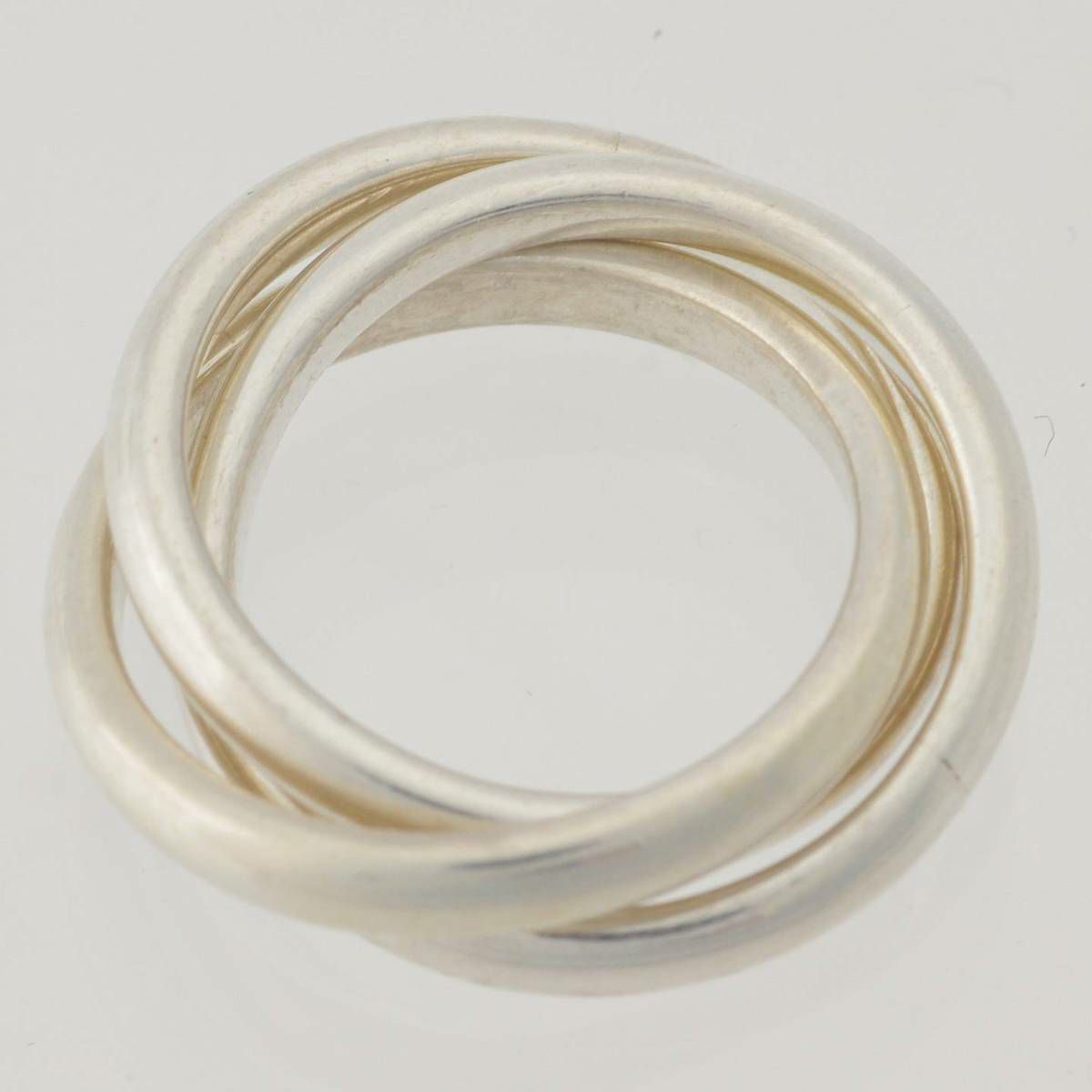 ティファニー Tiffany ヴィンテージ トリニティ 三連 リング 指輪