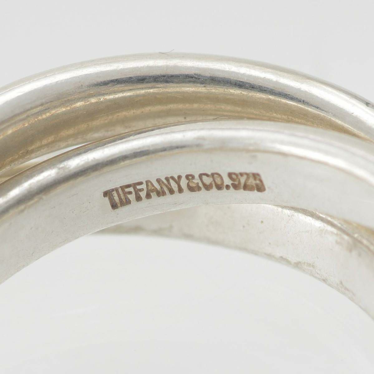 ティファニー Tiffany ヴィンテージ トリニティ 三連 リング 指輪