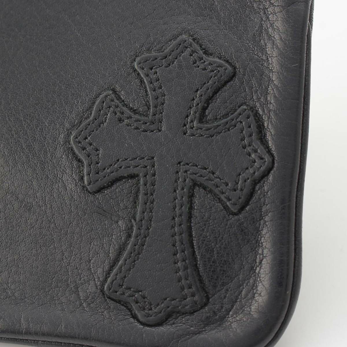 クロムハーツ Chrome Hearts クロスパッチ チェンジパース レザー