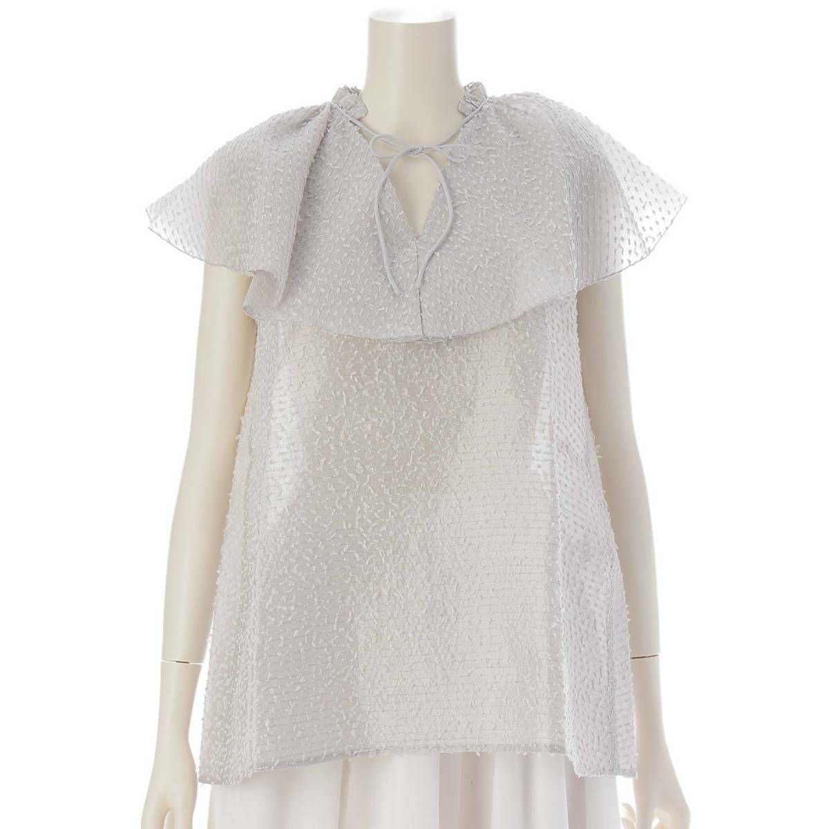 セシリーバンセン JERRY TOP ペプラム バックリボン 半袖 ブラウス  