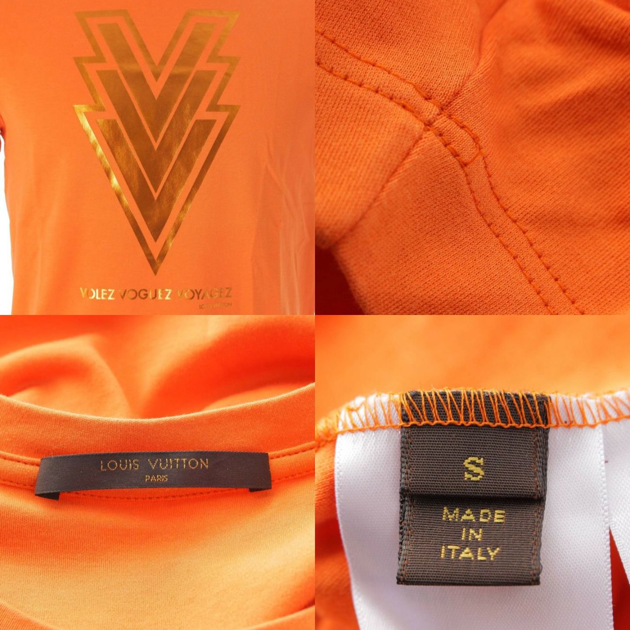 新作☆Louis Vuitton☆ポップなカラーな 半袖Tシャツ オレンジ (Louis Vuitton/Tシャツ・カットソー) 1AFQQZ  1AFQQY 1AFQQX 1AFQR0 1AFQR1【BUYMA】