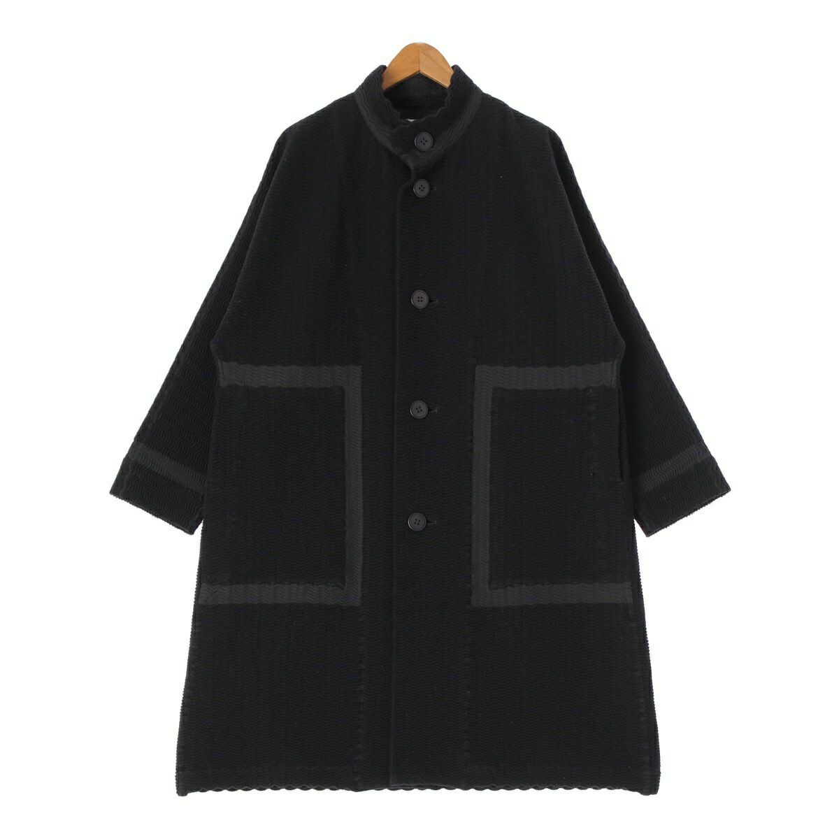 ISSEY MIYAKE コレクションピースA-POCバイカラーコート（A-POC ABLE 