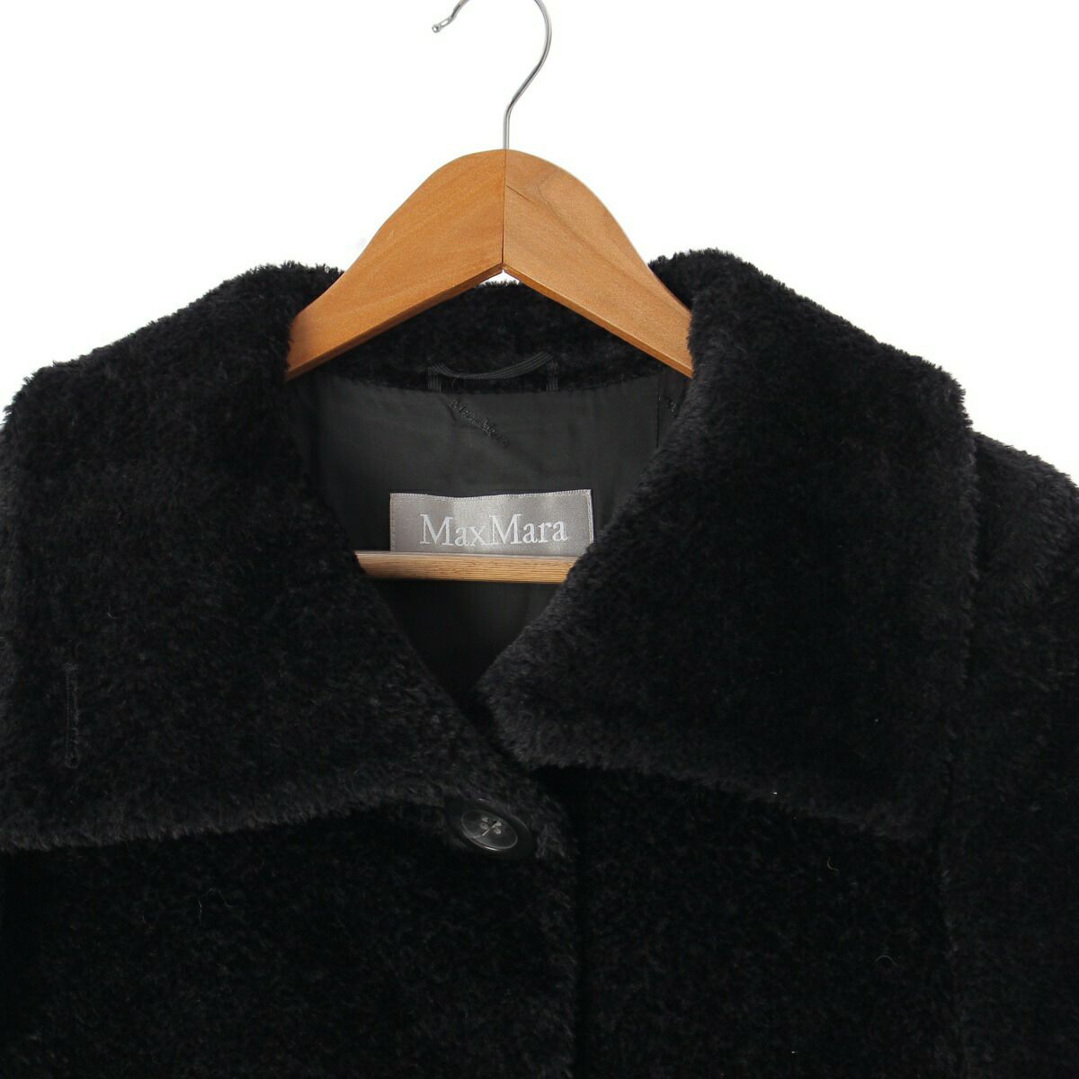 マックスマーラ OTS アルパカ×ヴァージンウール テディコート アウター