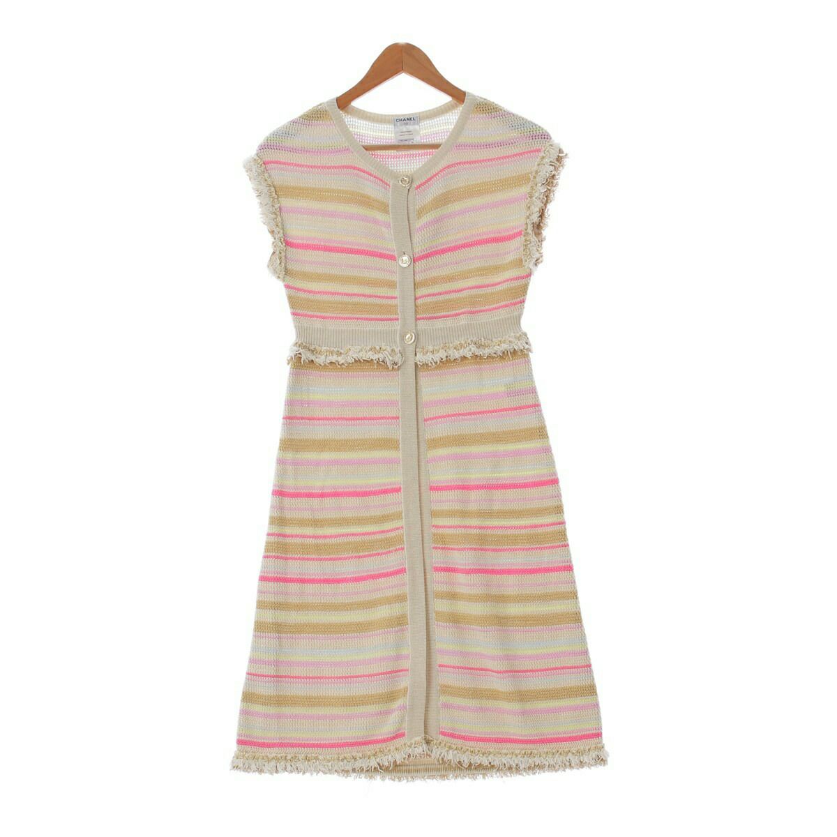 希少 MAX MARA 銀タグ M キャミソール ピンク（シャネル ココマーク 