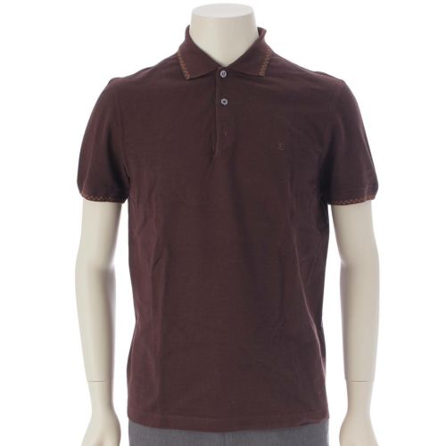 LOUIS VUITTON ブラウン ポロシャツ 中古・古着通販】LOUIS VUITTON (ルイ ヴィトン) ポロシャツ ブラウン
