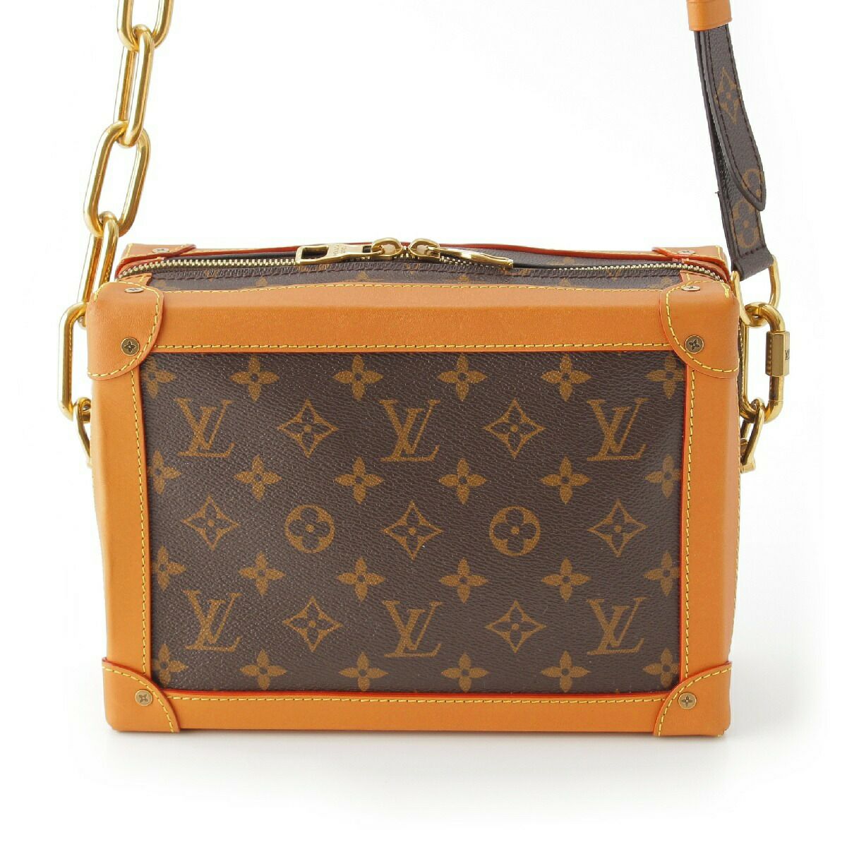 ルイヴィトン モノグラム ソフトトランク 肩紐 ショルダーバッグ  