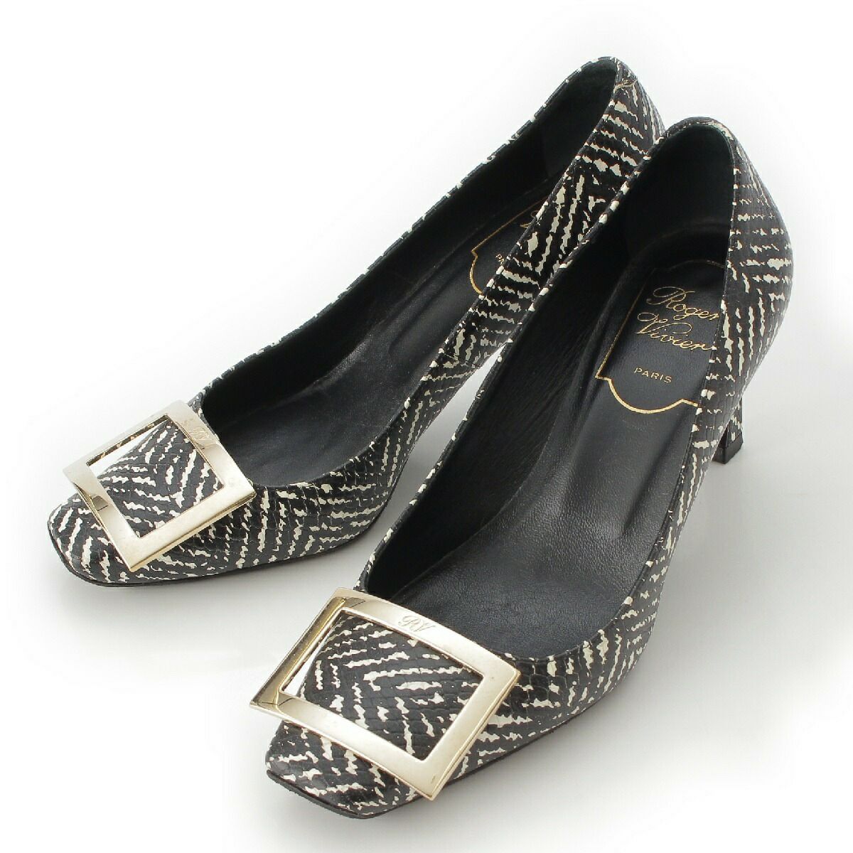 ルイヴィトン ドレーピー レザー LVロゴ ヒール サンダル ミュール  