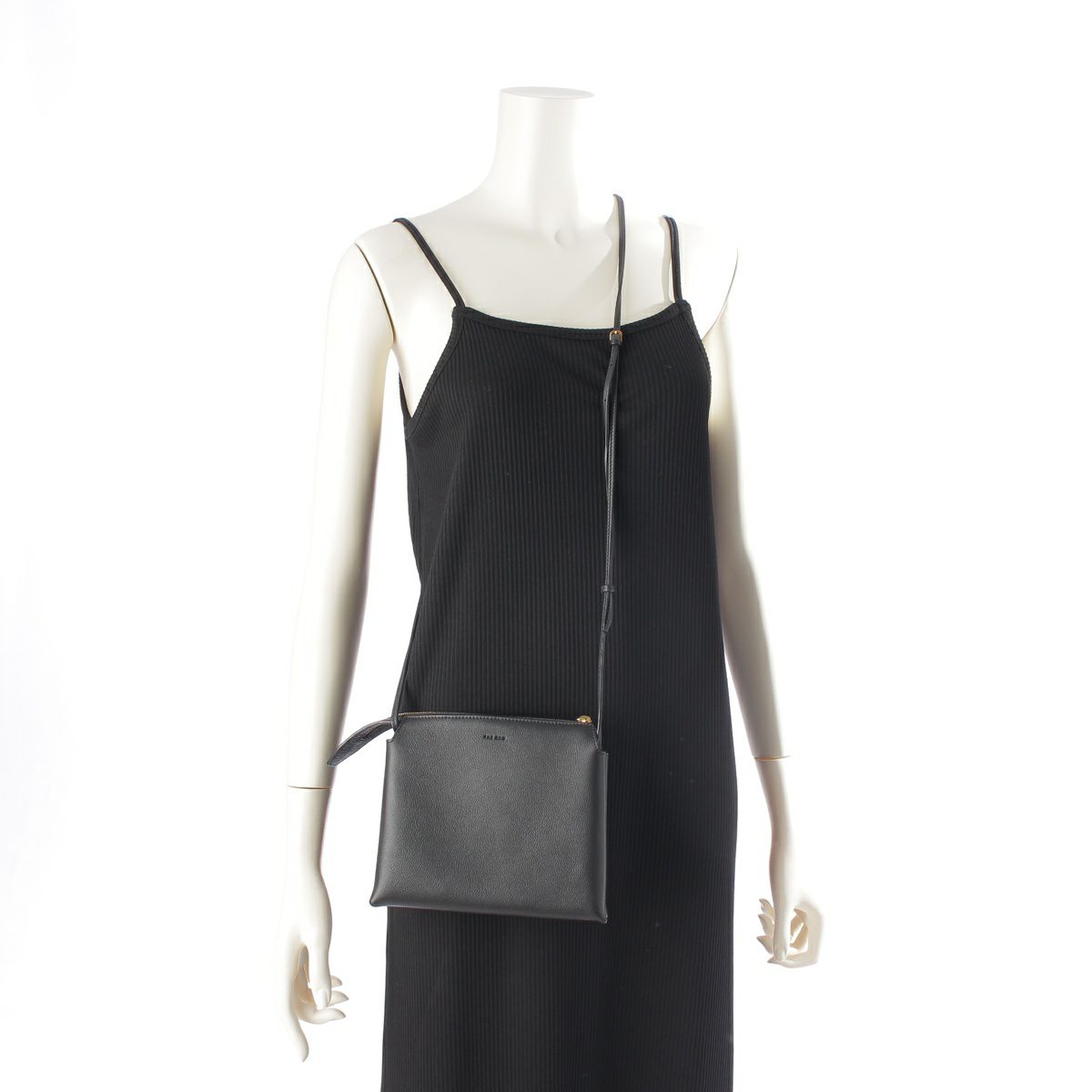 ザロウ NU MINI TWIN ニュー ミニツイン レザー ロゴ ショルダーバッグ