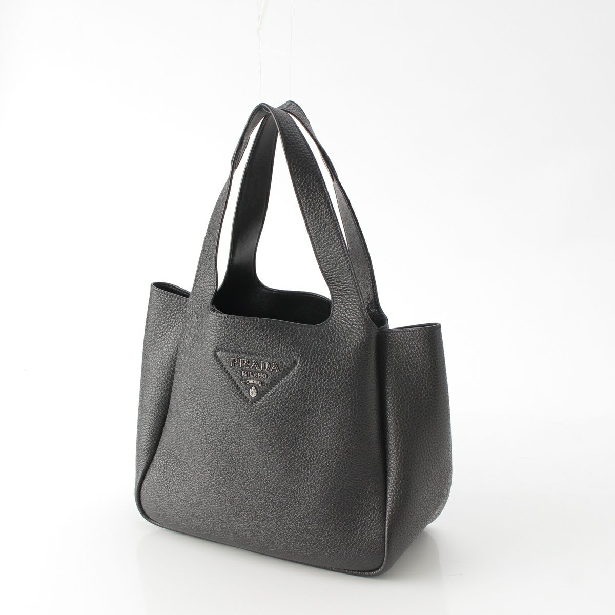 極美品✨PRADA トートバッグ ヴィッテロダイノ ロゴ金具