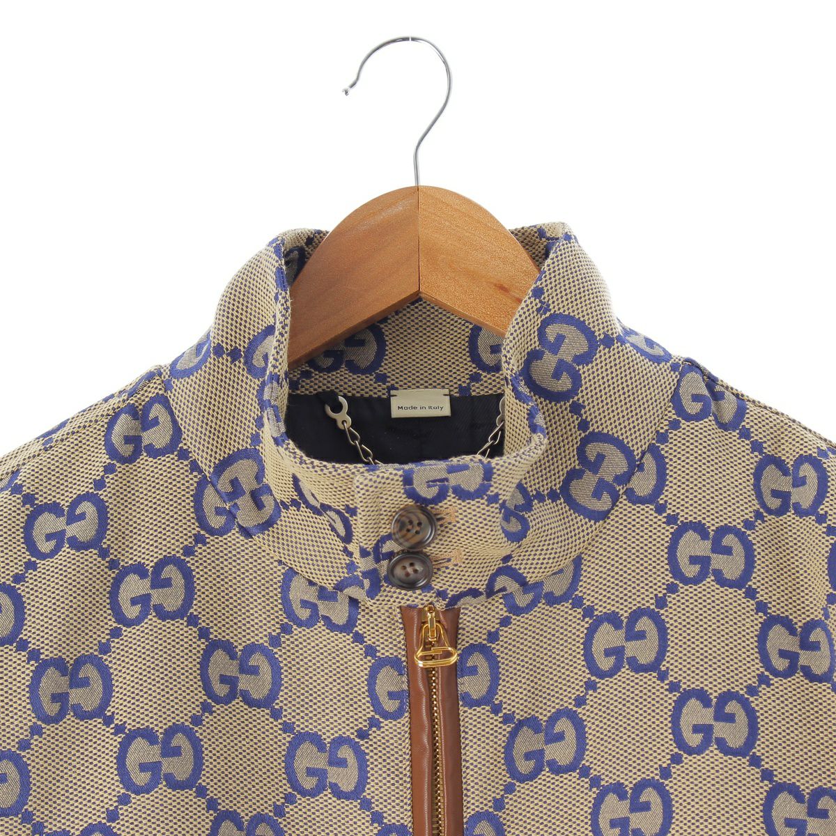 グッチ マキシGG コットン ジップアップ ジャケット ブルゾン アウター