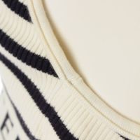 セリーヌ コットン ボーダー クロップド タンクトップ スポーツ