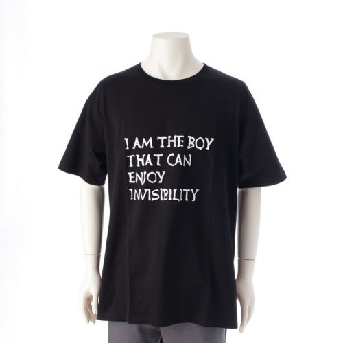 セリーヌ コットン プリント 半袖Ｔシャツ トップス カットソー 2X44F671Q ブラック L