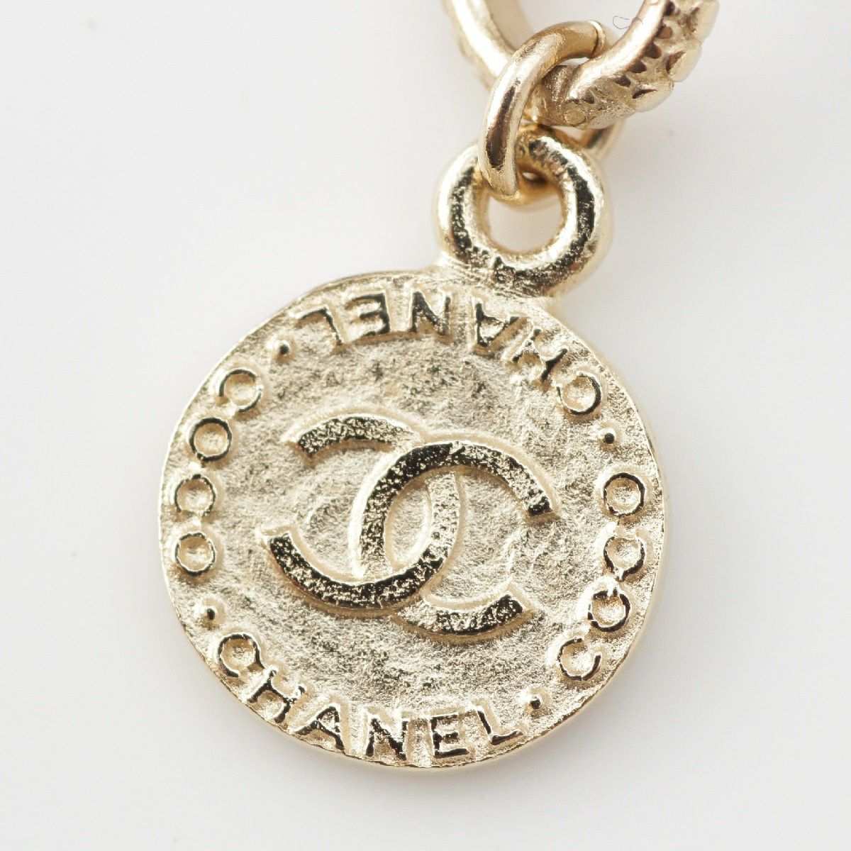 シャネル F23V 100周年記念 パール ココマーク ネックレス A64757