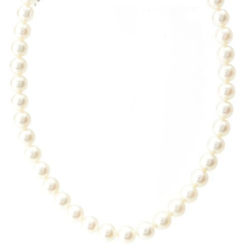 ミキモト アコヤパール ネックレス ペンダント アクセサリー ジュエリー K14 585WG ホワイト 6.5mm~7.0mm 46cm