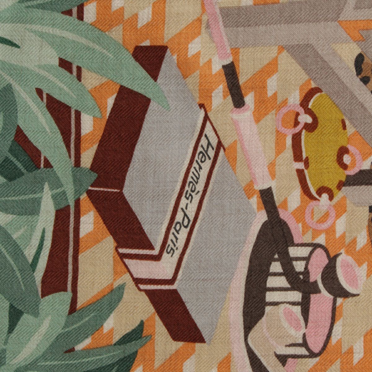 エルメス　レオパード　140×140 カシシル　カレジュアン　未使用 HERMES エルメス スカーフ カレ140 12頭のレオパード ナチュラル