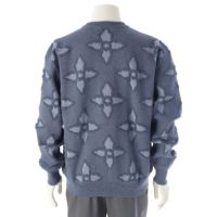 ルイヴィトン 25SS コットン モノグラムジャガード クルーネック