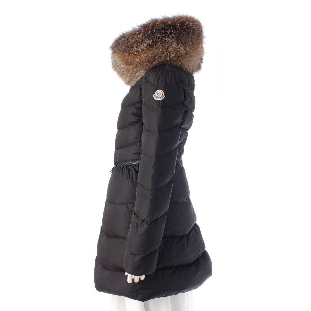 モンクレール MIRIELON ファー付 ダウンコート アウター ブラック 00