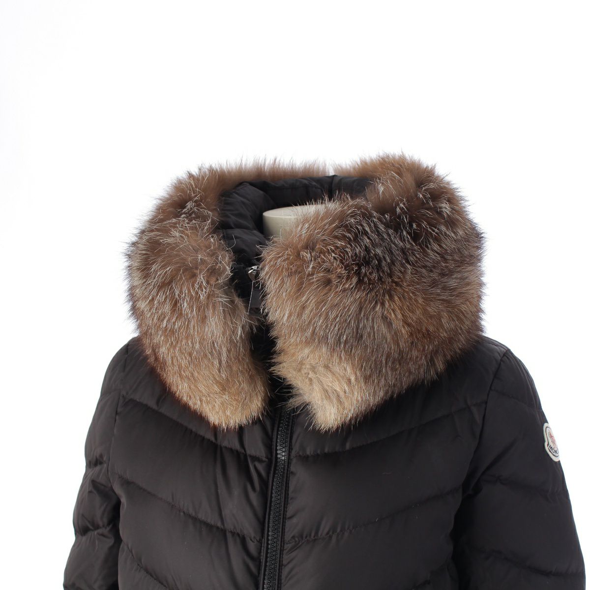 モンクレール MIRIELON ファー付 ダウンコート アウター ブラック 00