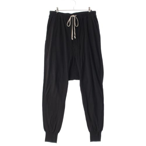 リックオウエンス ダークシャドウ Rick Owens DRKSHDW 20AW コットン ドローストリングプリズナー サルエル パンツ ボトムス DU20F1394 ブラック S