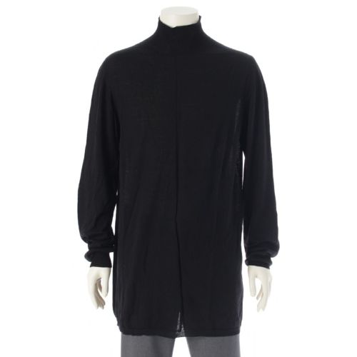 リックオウエンス 19AW ウール オーバーサイズタートルネック ニット セーター トップス RU19F4626M ブラック ONE SIZE