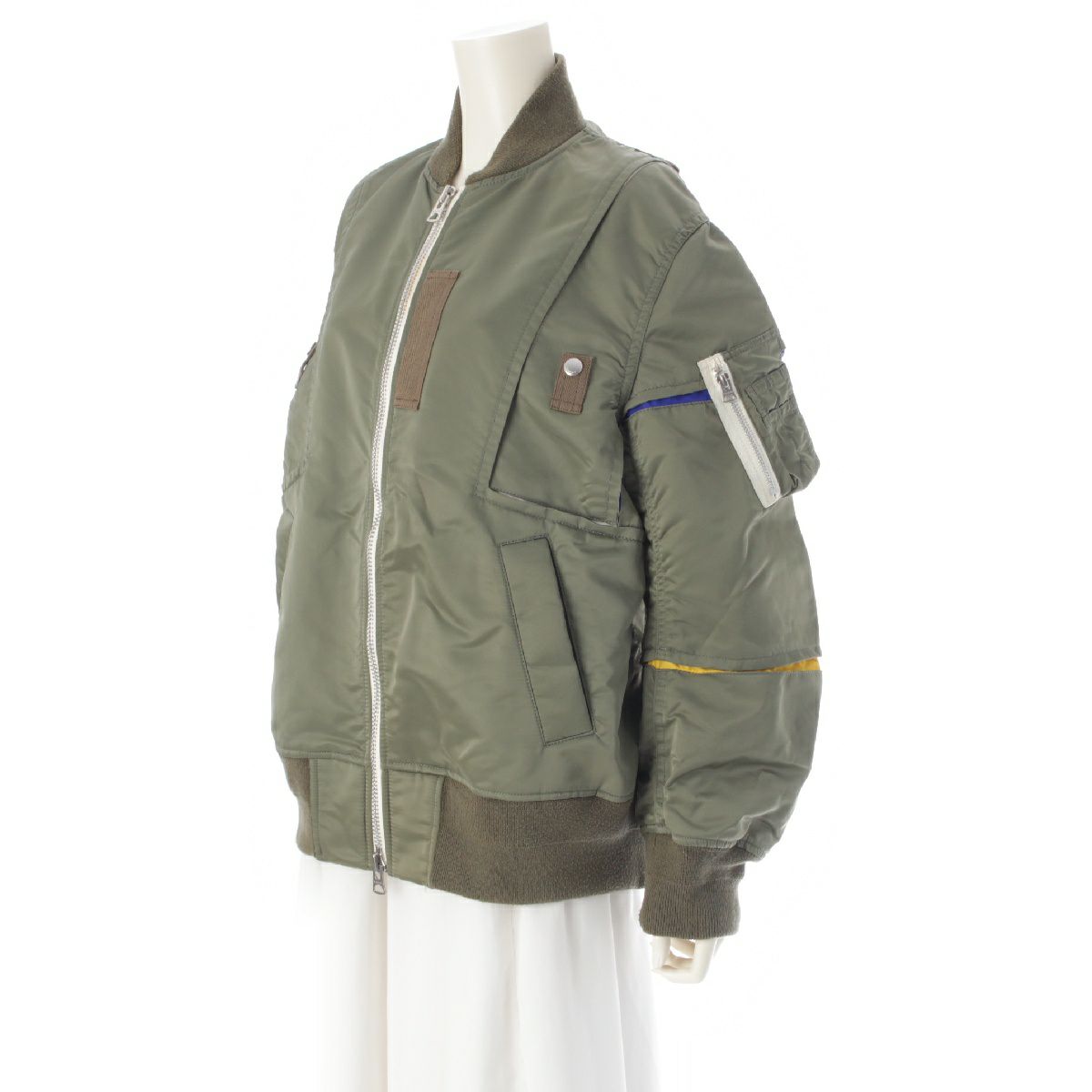 サカイ 21AW ツイルボンバージャケット MA-1 ブルゾン 21-02581M