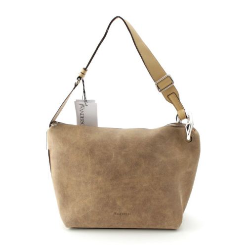 ジェイダブリューアンダーソン コーナー Corner Bag スウェード レザー ワンショルダー クロス ボディバッグ HB0585 トープ
