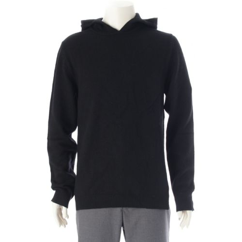 リックオウエンス 22AW カシミヤ ウール ファイン フード ニット フーディー トップス セーター RU02B2685 ブラック XL