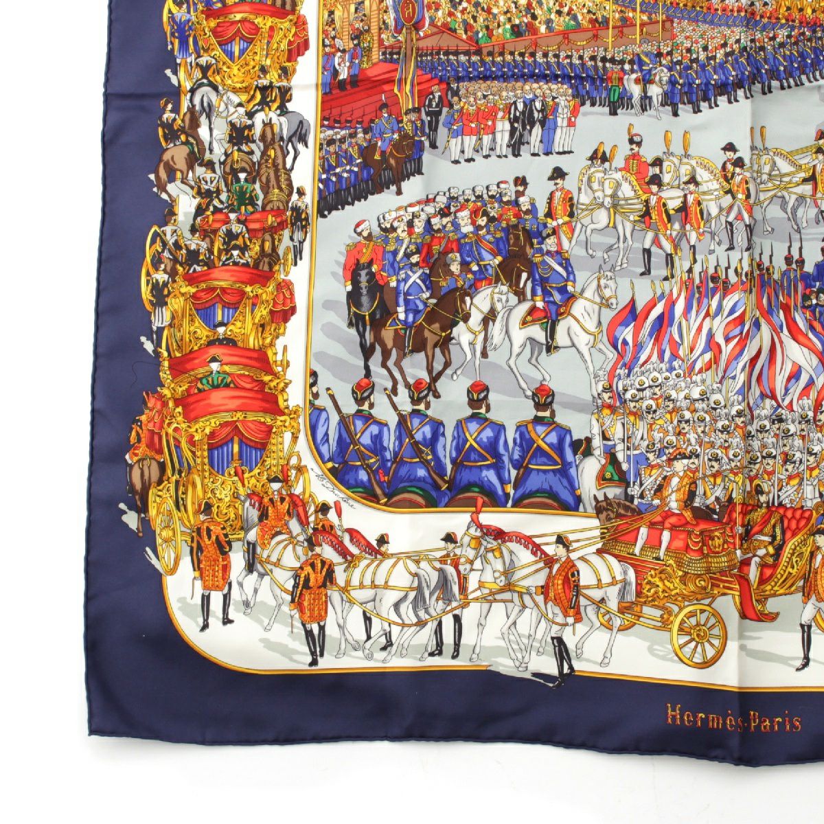 エルメス カレ90 シルク モスクワ大行進 GRAND CORTEGE A MOSCOU