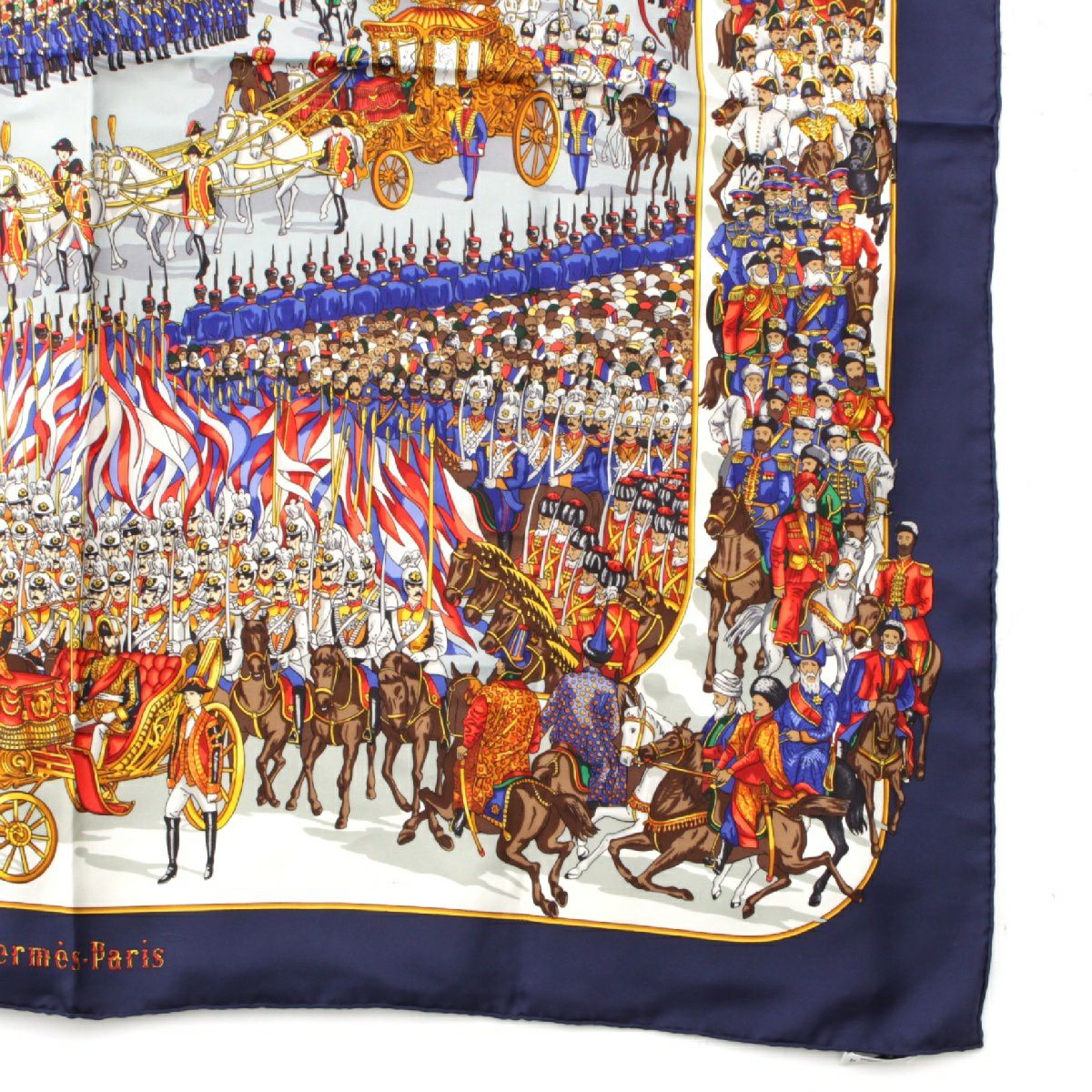 エルメス カレ90 シルク モスクワ大行進 GRAND CORTEGE A MOSCOU
