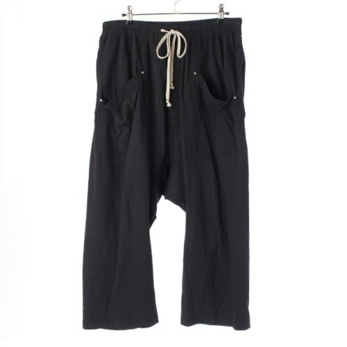 リックオウエンス ダークシャドウ 20AW CREATCH CARGO CROPPED PANTS サルエル パンツ ブラック S