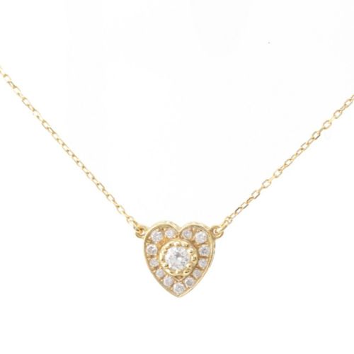 アーカー ヴィーナハート ダイヤ 0.10ct ネックレス アクセサリー K18 AK1136010100 ゴールド 1.2g