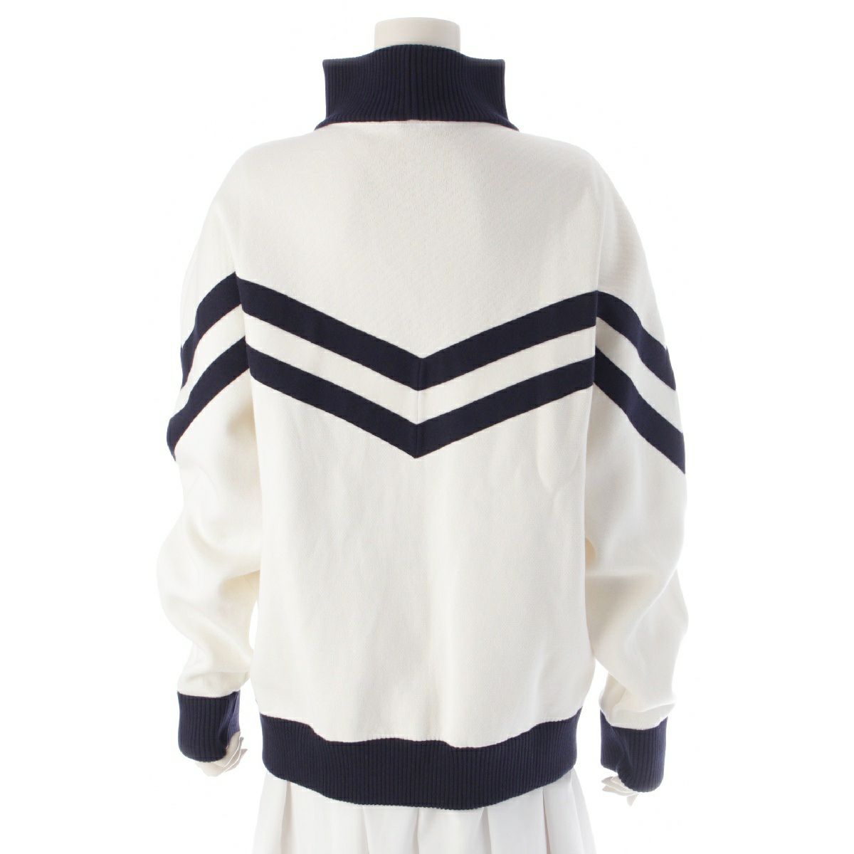 ルイヴィトン 24AW コットン ニット セーラー ジップアップ ブルゾン 