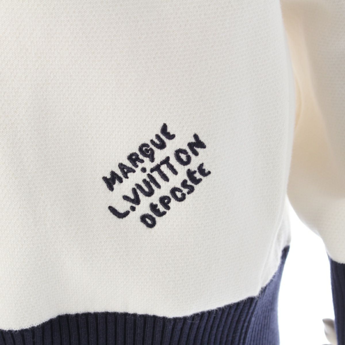新品✨24AW✨ルイヴィトン ニットコットンセーラーブルゾン ジャケット M 新品✨24AW✨ルイヴィトン ニットコットンセーラーブルゾン