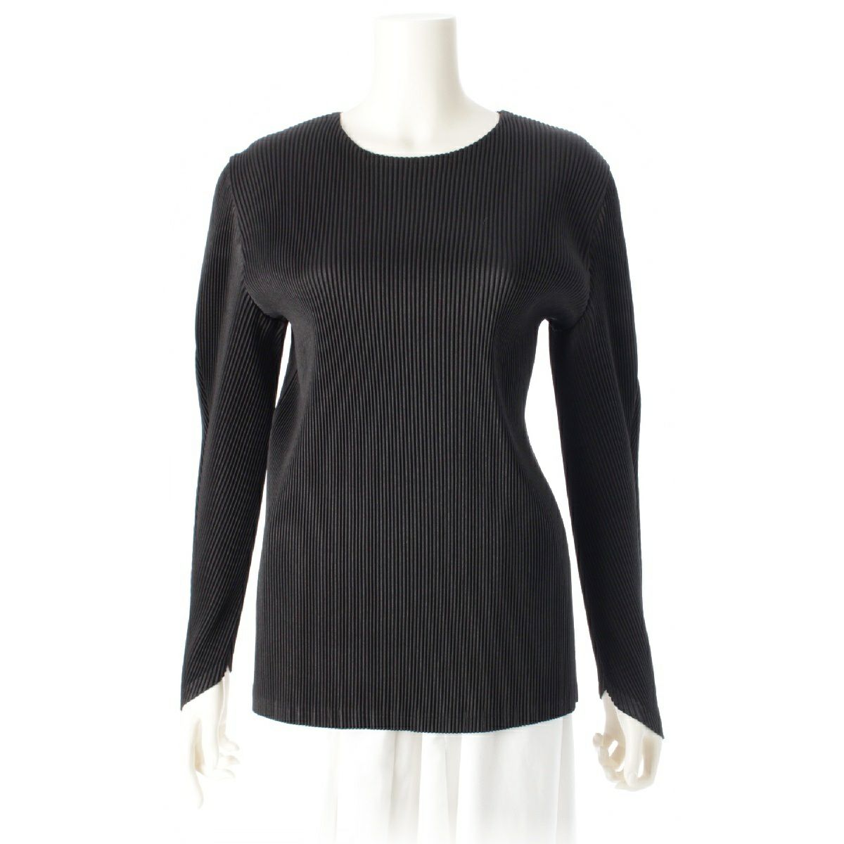 イッセイミヤケ 24年 プリーツ クルーネック カットソー IM41FJ620 こ  