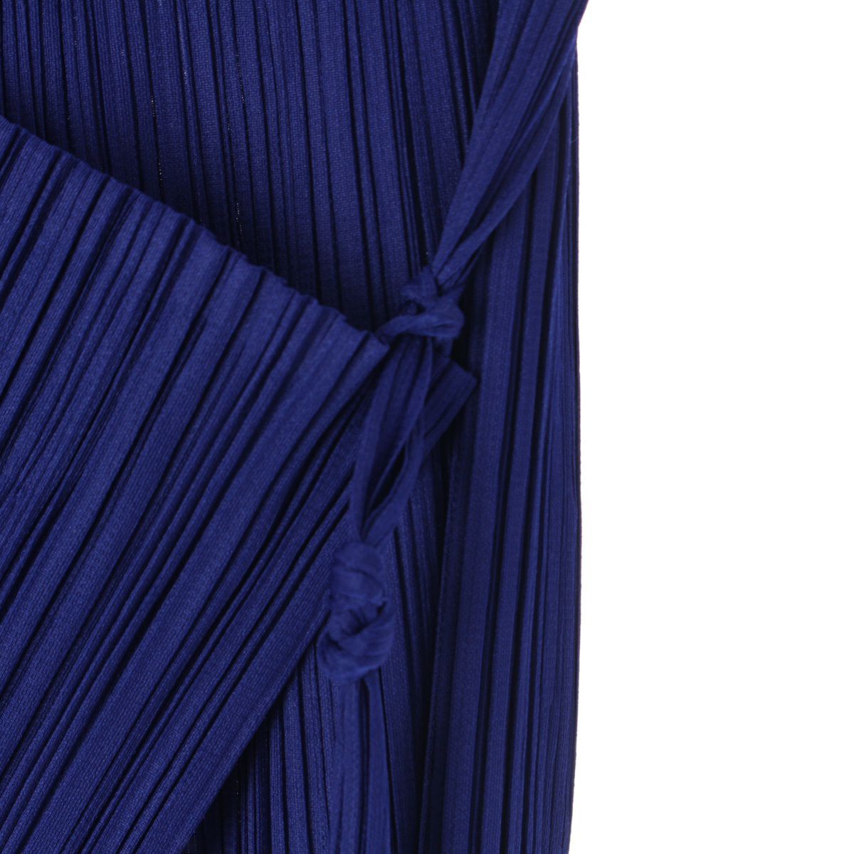 h*y様 PLEATS PLEASE プリーツ　ボトムス　ブルー　サイズ2 プリーツプリーズ 21SS ラップデザイン ワイド パンツ ボトムス