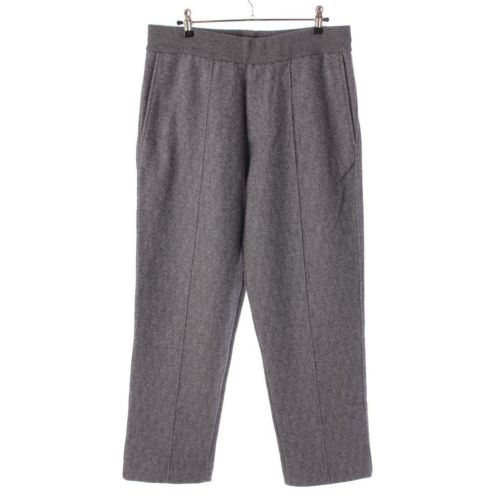 ディオール Icons カシミヤ×ウール バックロゴ トラック パンツ スラックス ボトムス 413J133A0681 グレー M