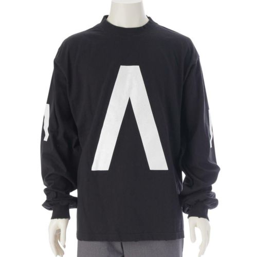 バレンシアガ 24SS ARCHIVE SERIES CONNECTED アーカイブ プリント 長袖Ｔシャツ トップス カットソー 781245 ブラック S