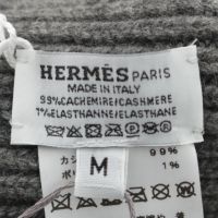 エルメス ヘブン カシミヤ シェーヌダンクル ニットキャップ 帽子