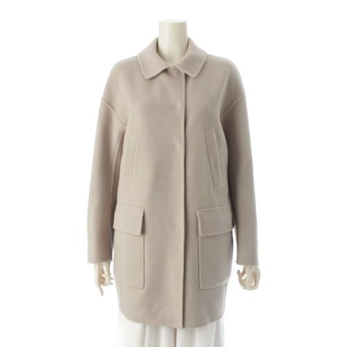 ベイジ BEIGE 22AW ランス LENZ ウール ダブルフェイス スーパー140S ショート コート アウター ベージュ 2