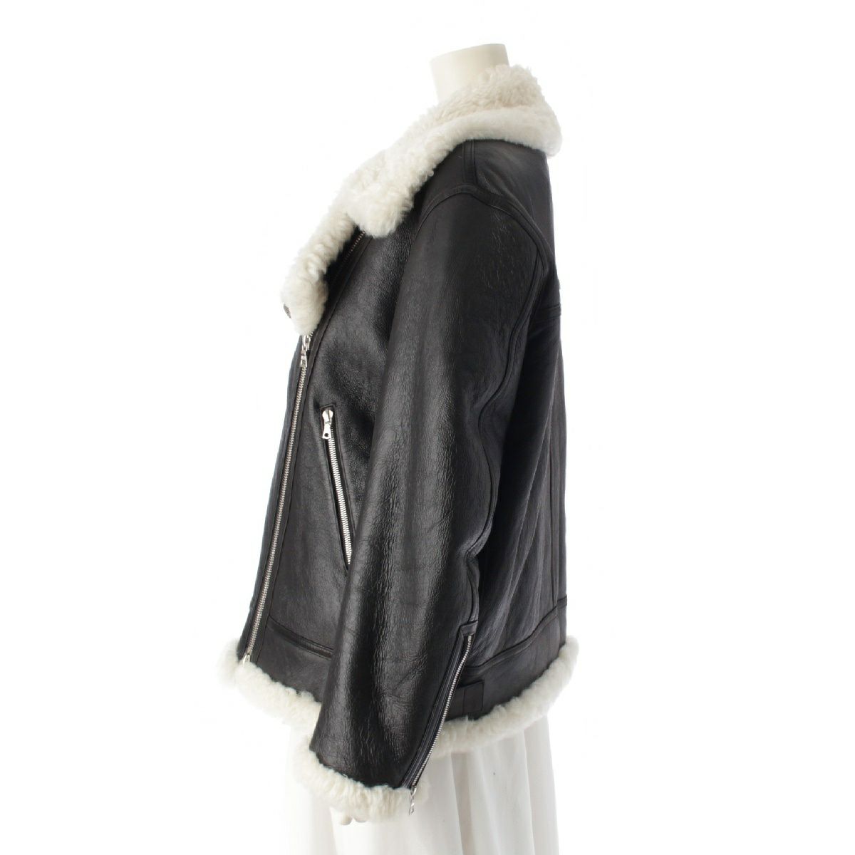 ドゥロワー ムートン レザー 青山店15周年限定 ダブル ライダース