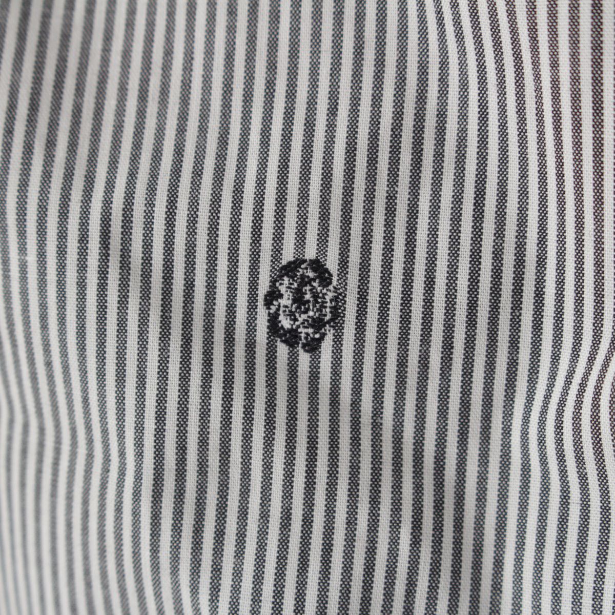 シャネル コットン ココマーク カメリア ラインストーン ストライプ  