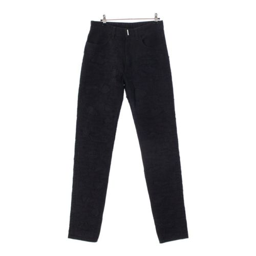 ジバンシィ コットン デストロイ加工 スリム デニムパンツ ボトムス ブラック
