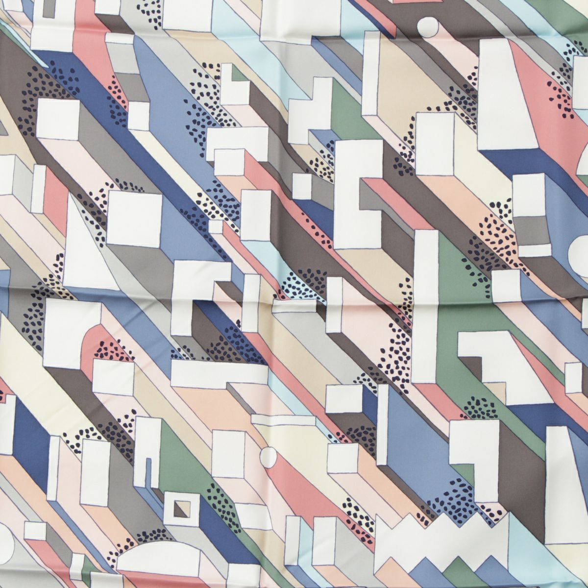 HERMES 新品未使用スカーフ ON A SUMMER DAYカレ90 HERMES(エルメス) / カレ90/ON A SUMMER DAYスカーフ/シルク/NVY