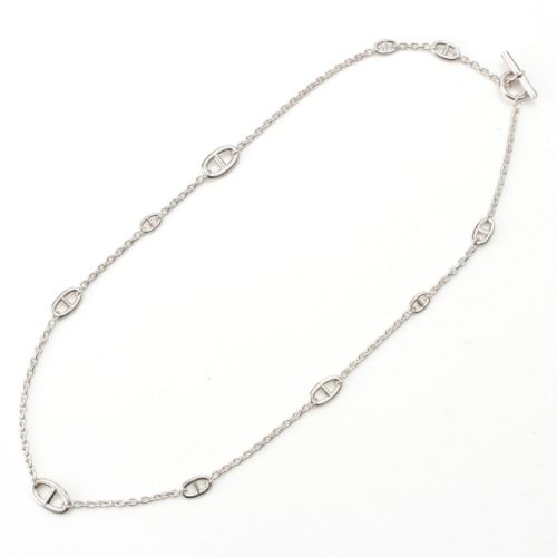 エルメス シェーヌダンクル ファランドール80 チェーン ネックレス ペンダント アクセサリー SV925 シルバー 70g