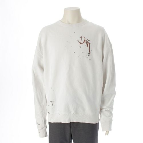 ディオール トラヴィススコット Travis Scott 22AW コットン カクタスジャック スウェット トレーナー 283J679A0531 ホワイト M