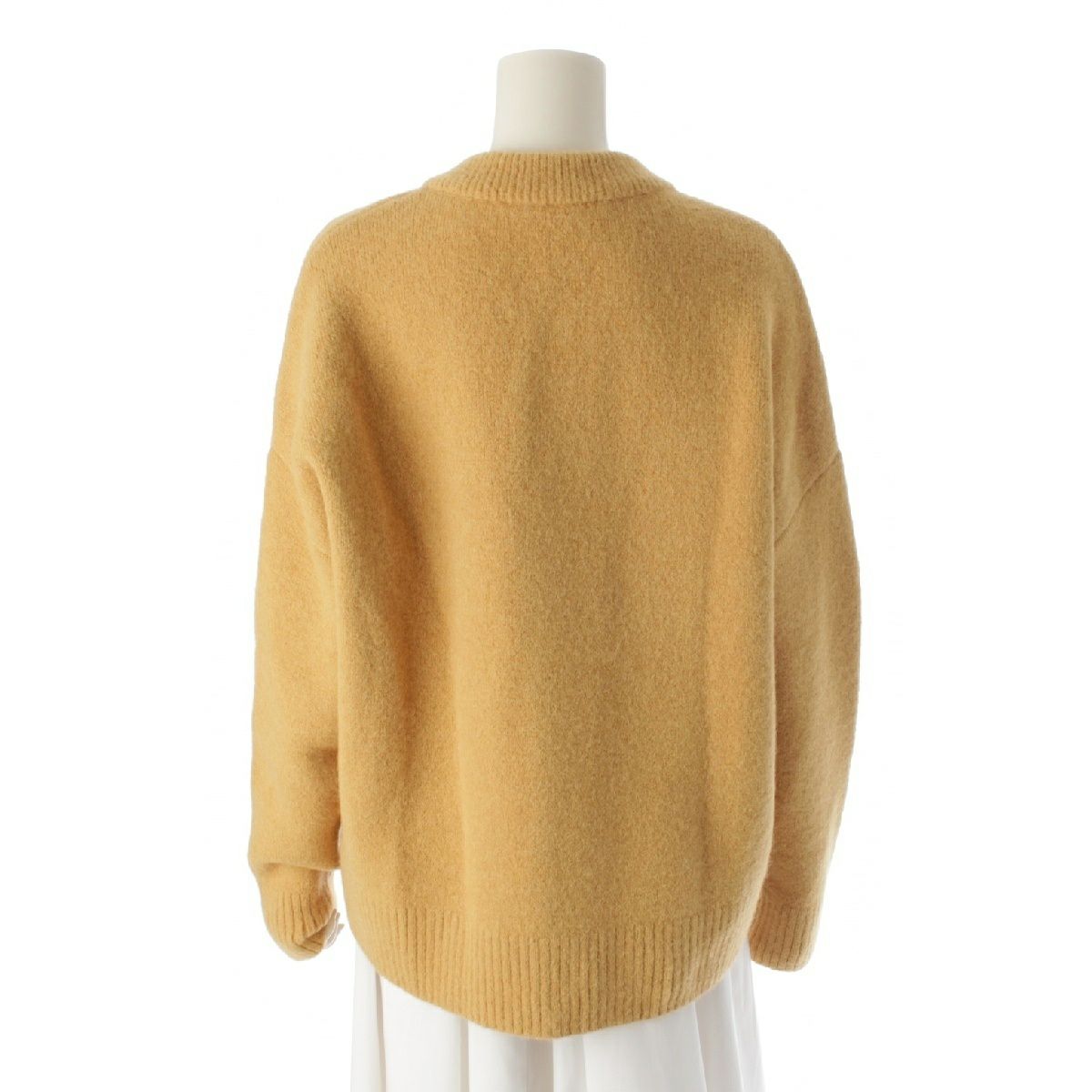 アミパリス アルパカブレンド Vネック ハート ニット カーディガン