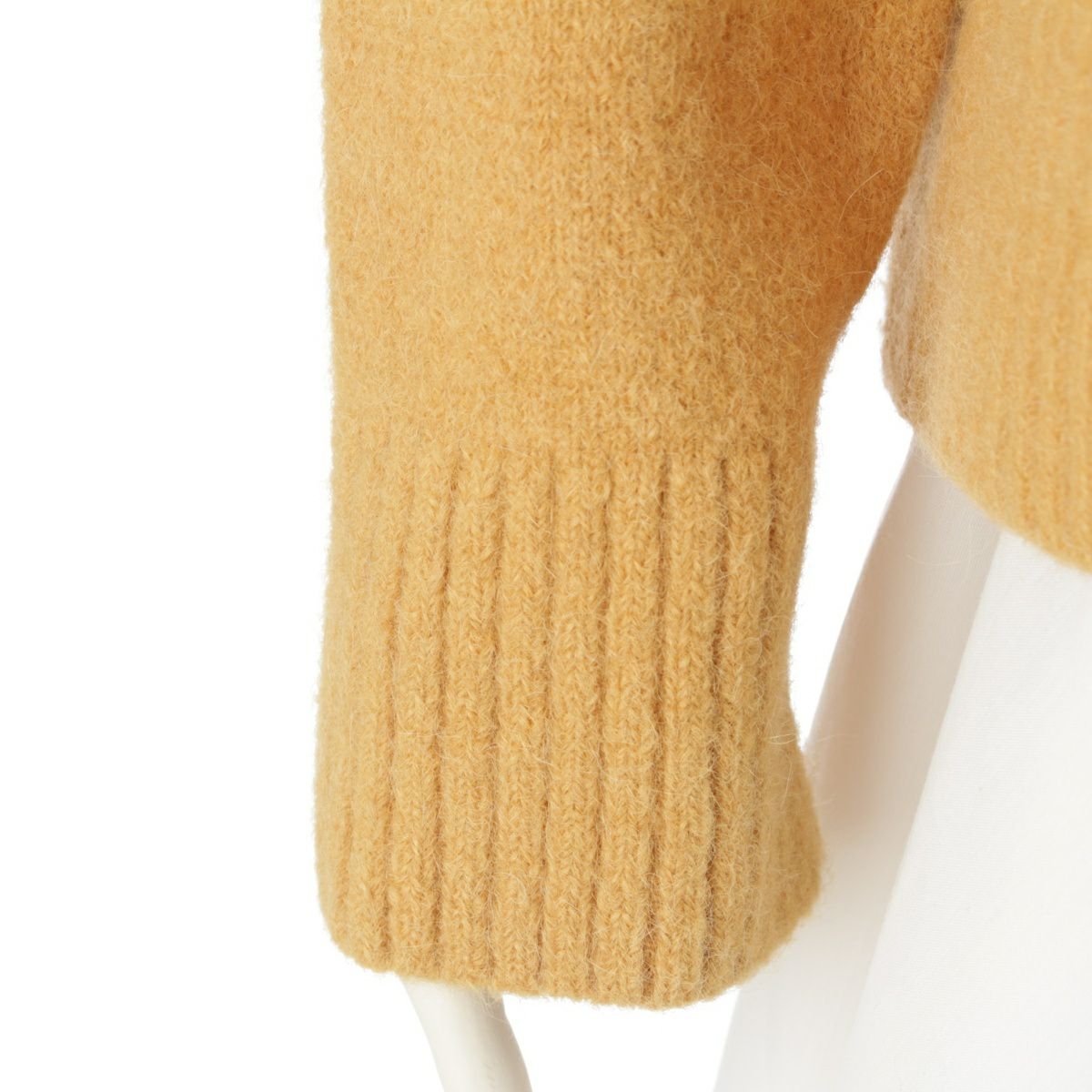 アミパリス アルパカブレンド Vネック ハート ニット カーディガン