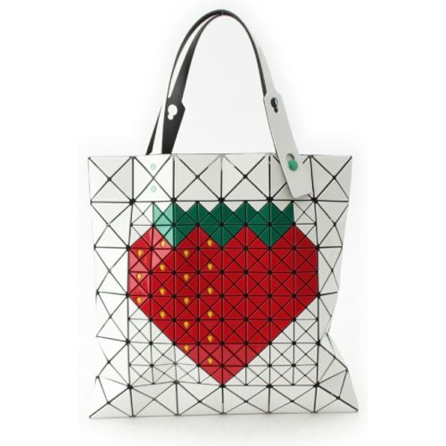 バオバオ イッセイミヤケ FRUITS Tote Bag STRAWBERRY フルーツ ストロベリー トートバッグ LUCENT ルーセント ホワイト×レッド