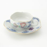 MEISSEN - マイセン ミッドサマーナイトドリーム 真夏の夜の夢 モカ デミタス ティーカップ＆ソーサ― 6客セット 食器 ホワイト【中古】 マイセン（Meissen） ミッドサマー・ナイトドリーム 680691