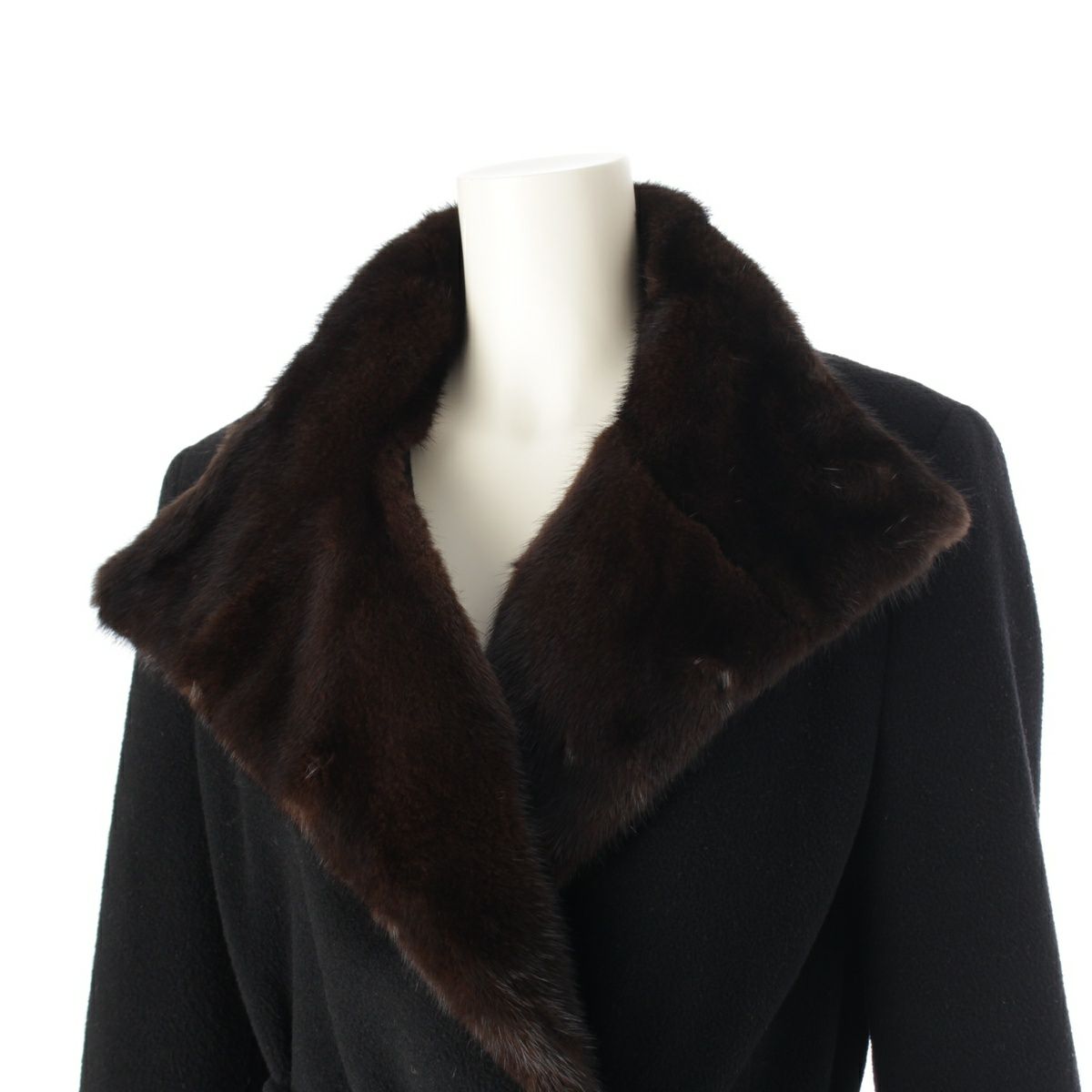 マックスマーラ ウール リボン付き アウター ロングコート ジャケット  